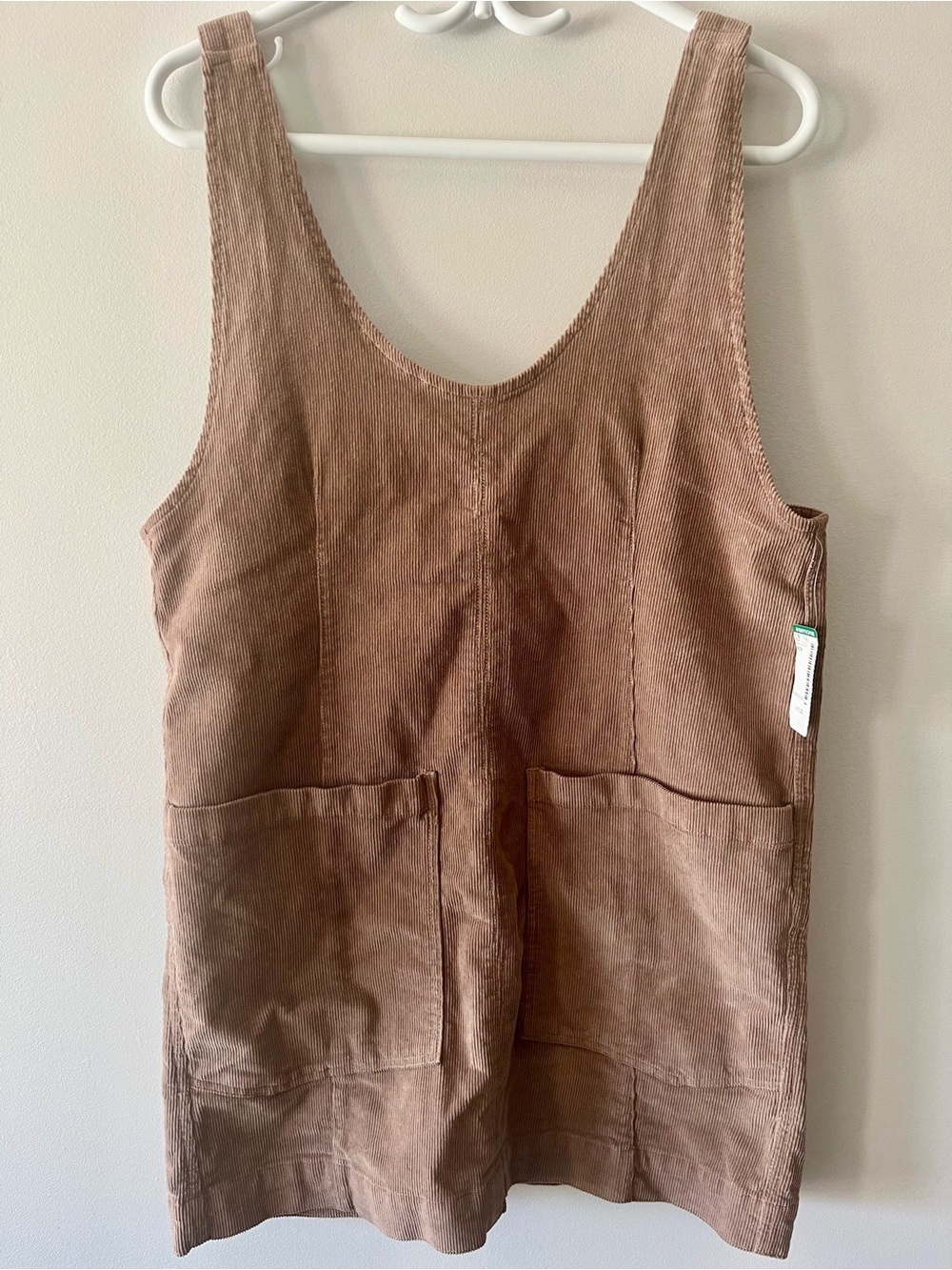 Patch pocket corduroy apron dress NEW WITH TAG - Picture 3 of 8